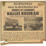 1982 publicité d'ouverture des Halles Roseraie ANGERS